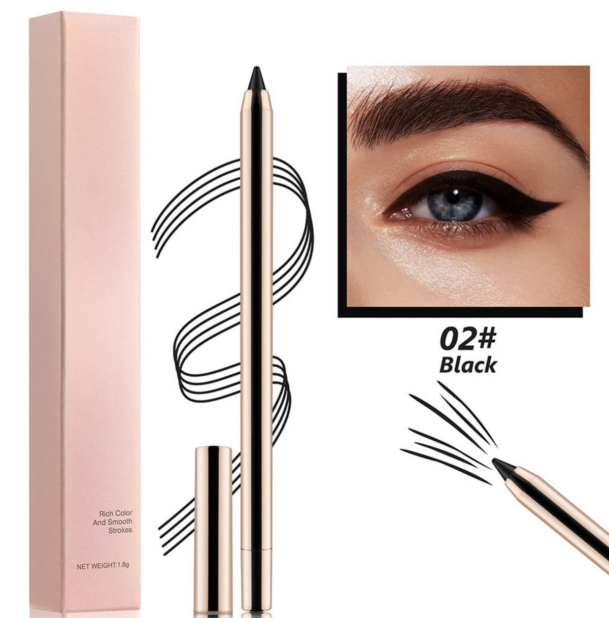 Waterproof Long-Lasting Eyeliner Pen
