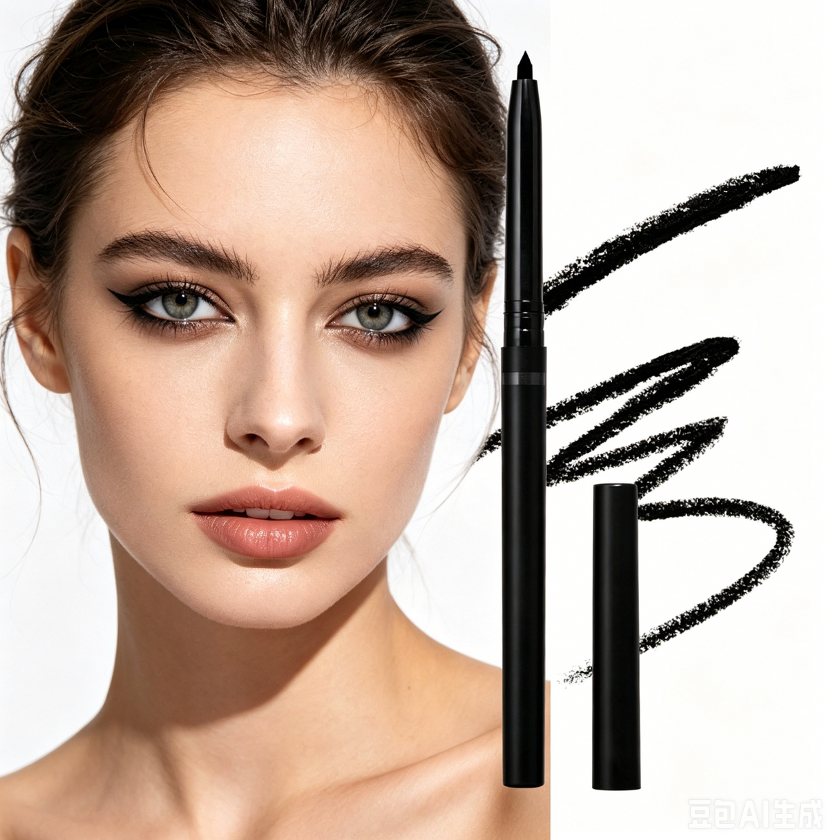 Retractable Black Pencil Eyeliner