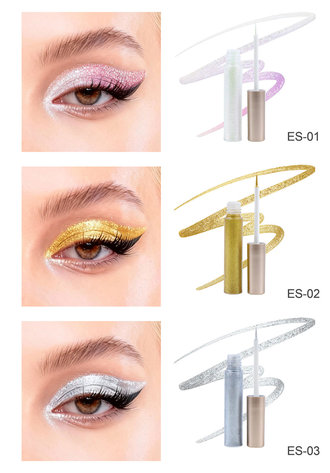 Waterproof Glitter Eyeliner Pen