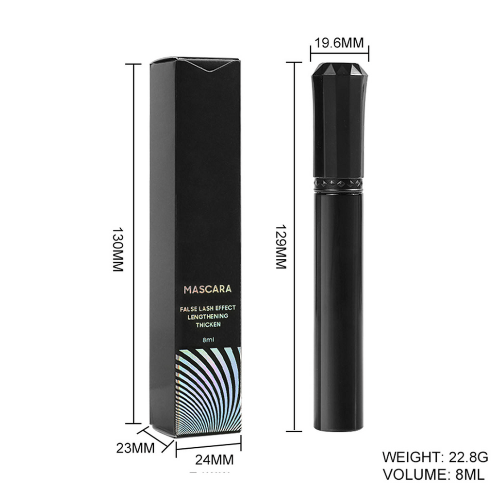 Long-Lasting Waterproof Black Mascara