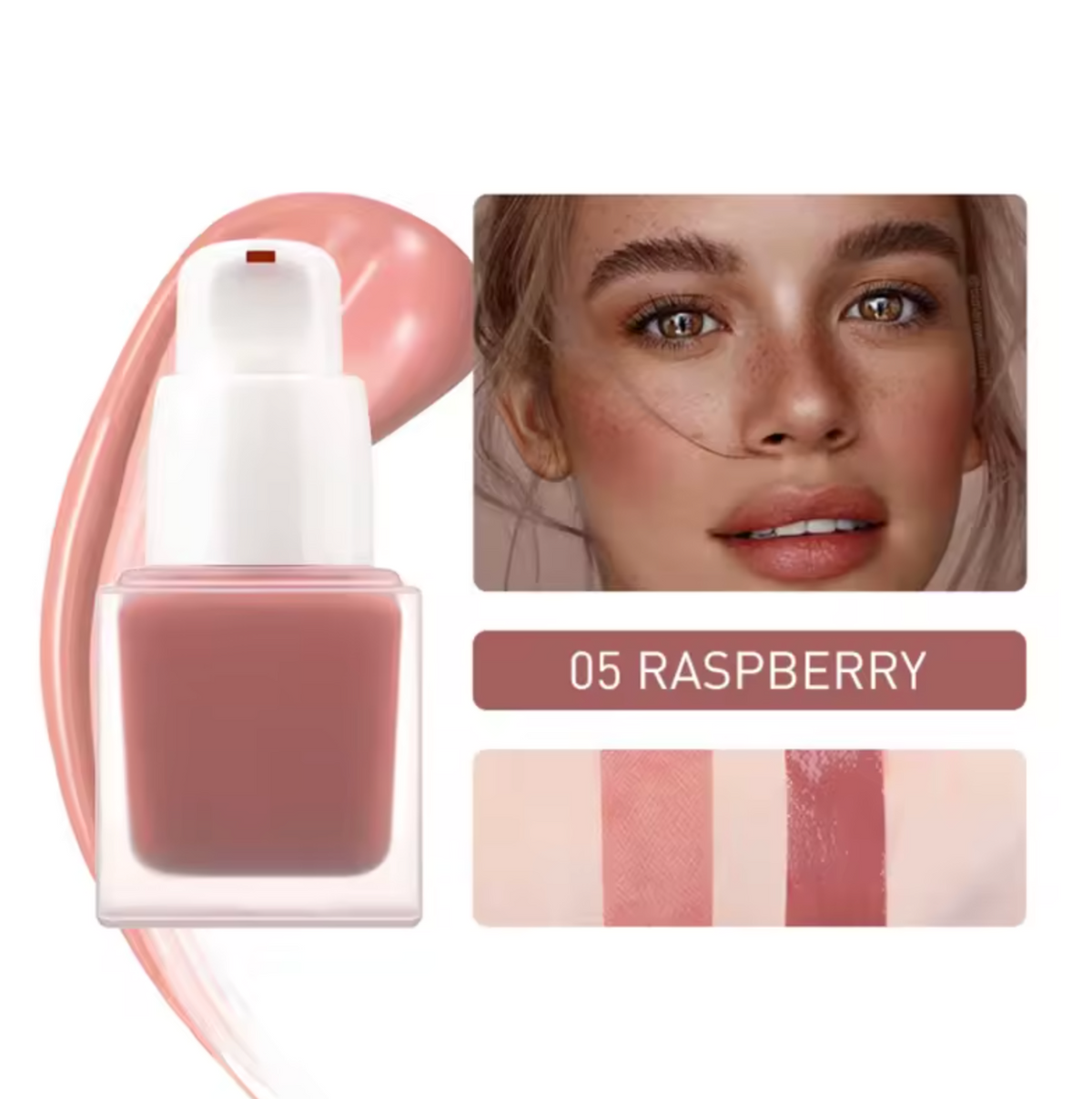 Organic Liquid Blush – Natural Glow & Buildable Color